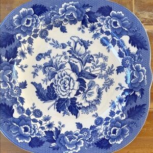 Spode Blue Room Garden Collection “British Flowers - Poppy” salad plate, 8.5”!!!